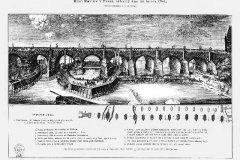 <h3>Karlův most při opravách po povodni v roce 1784</h3><p>Mostní pilíře se obestavěli náspy, aby se dělníci mohli dostat suchou nohou k základům stavby</p><hr /><a href='http://www.facebook.com/sharer.php?u=https://www.milujuprahu.cz/poboreny-karluv-most-takhle-to-vypadalo-kdyz-ho-strhla-voda/' target='_blank' title='Share this page on Facebook'><img src='https://www.milujuprahu.cz/wp-content/themes/twentyten/images/flike.png' /></a><a href='https://plusone.google.com/_/+1/confirm?hl=en&url=https://www.milujuprahu.cz/poboreny-karluv-most-takhle-to-vypadalo-kdyz-ho-strhla-voda/' target='_blank' title='Plus one this page on Google'><img src='https://www.milujuprahu.cz/wp-content/themes/twentyten/images/plusone.png' /></a><a href='http://www.pinterest.com/pin/create/button/?url=https://www.milujuprahu.cz&media=https://www.milujuprahu.cz/wp-content/uploads/2013/12/1002086_545453725500863_126349342_n.jpg&description=Next%20stop%3A%20Pinterest' data-pin-do='buttonPin' data-pin-config='beside' target='_blank'><img src='https://assets.pinterest.com/images/pidgets/pin_it_button.png' /></a>