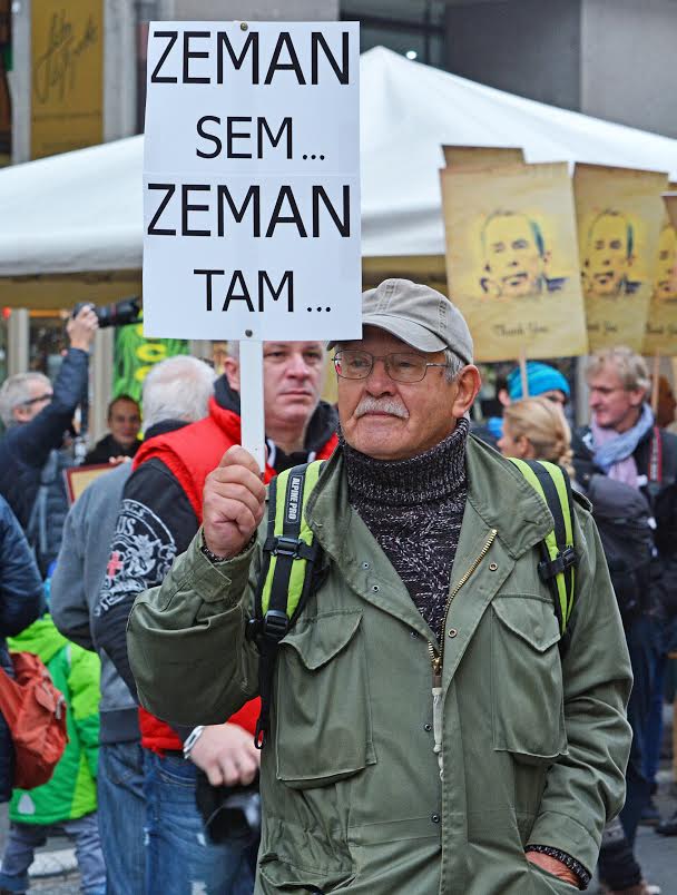  Demonstrant - Foto: Jiří Čihák