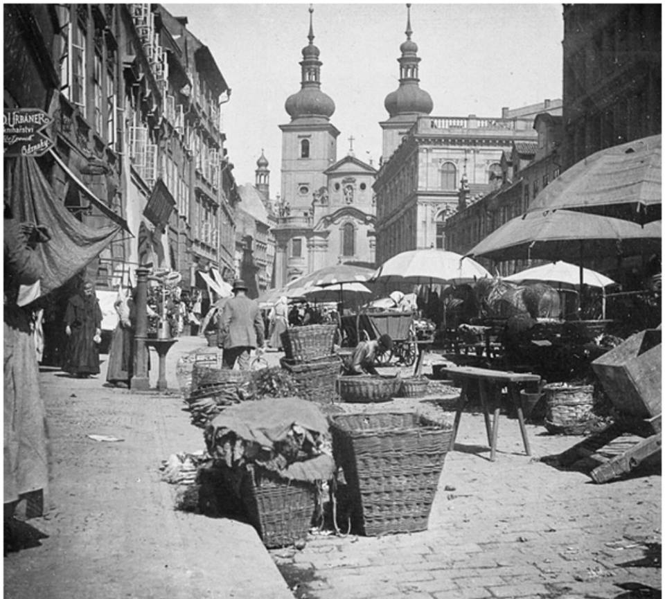 Zelný trh na Havelaku 1895