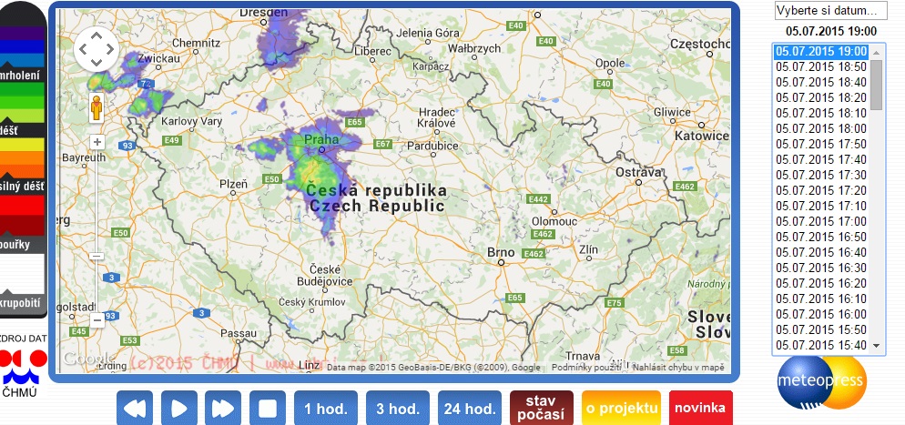 Mapa: Meteopress.cz