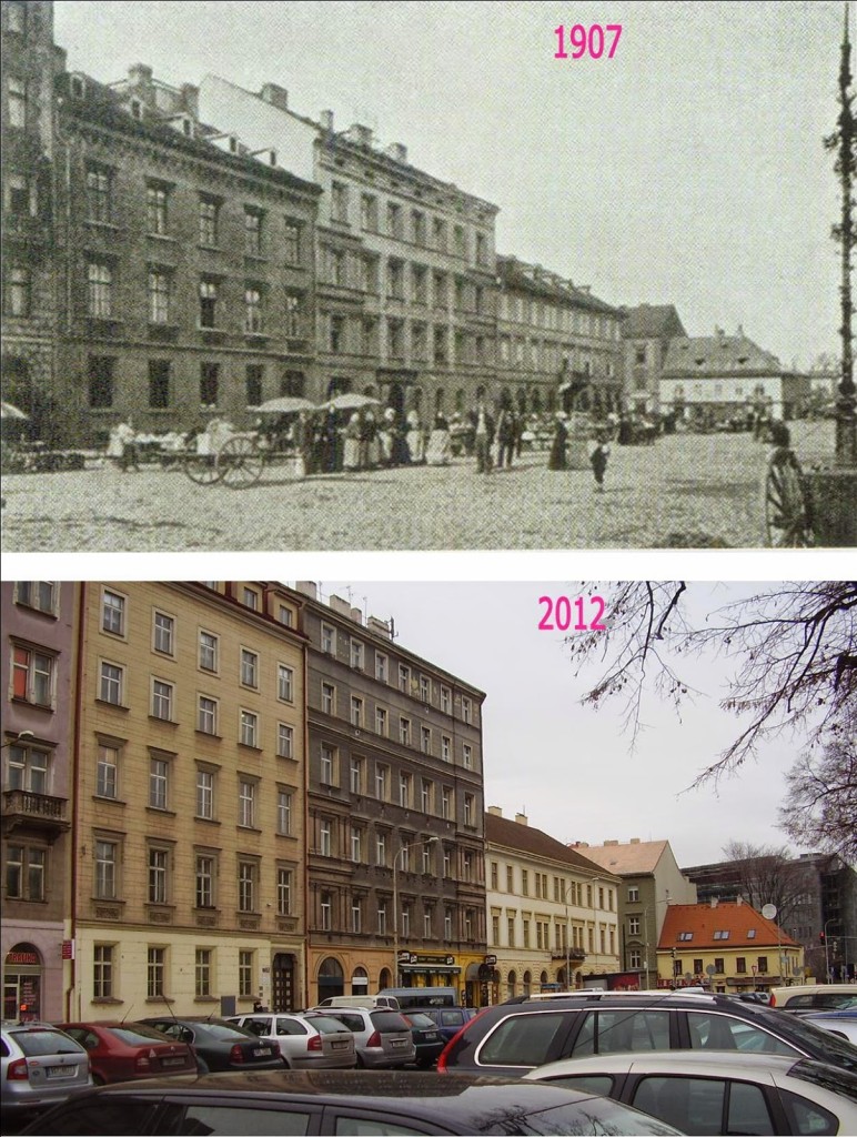 Karlínské náměstí – Foto a koláž: Václav Víšek
