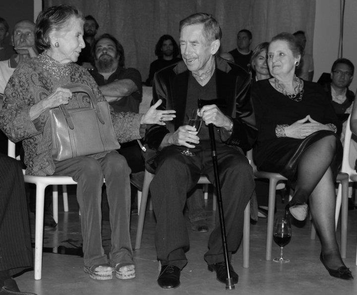 Meda Mládková a Václav Havel - Foto: Eugen Kukla